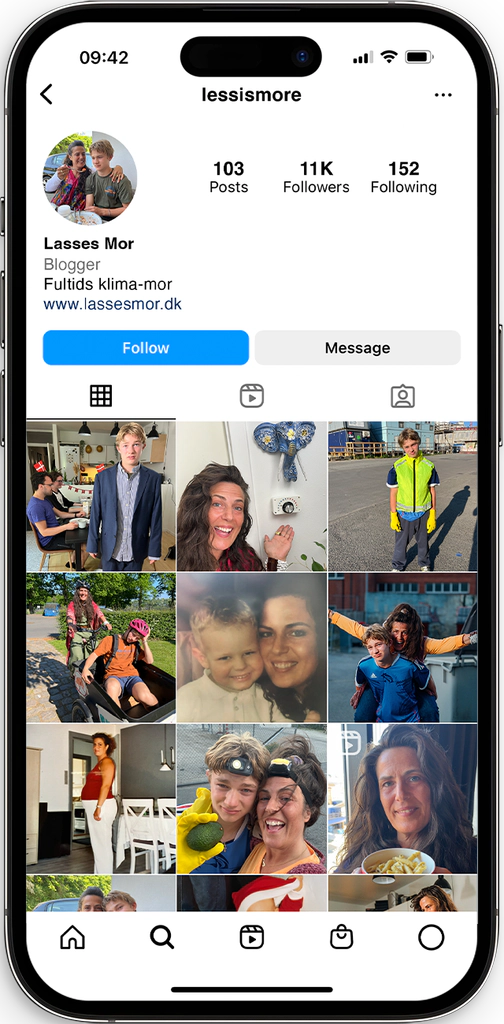 Instagram content for campaign