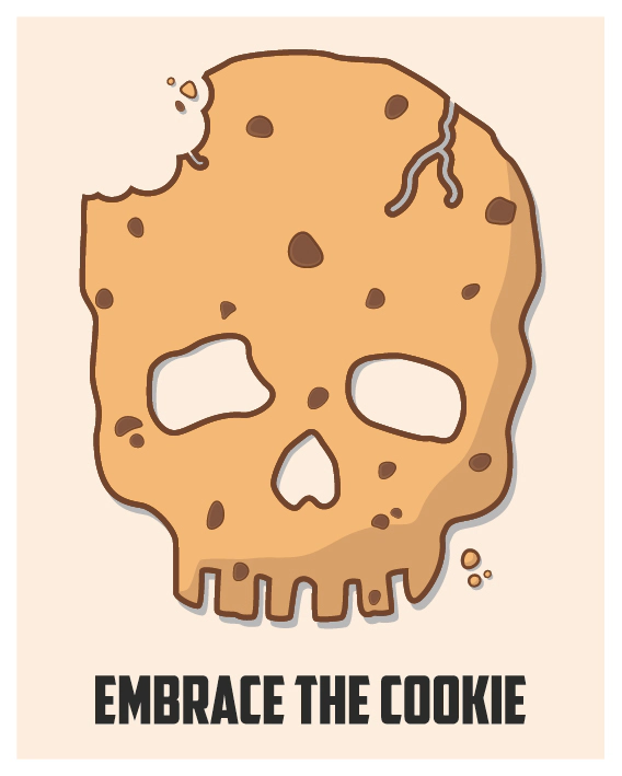 Embrace the cookie graphic