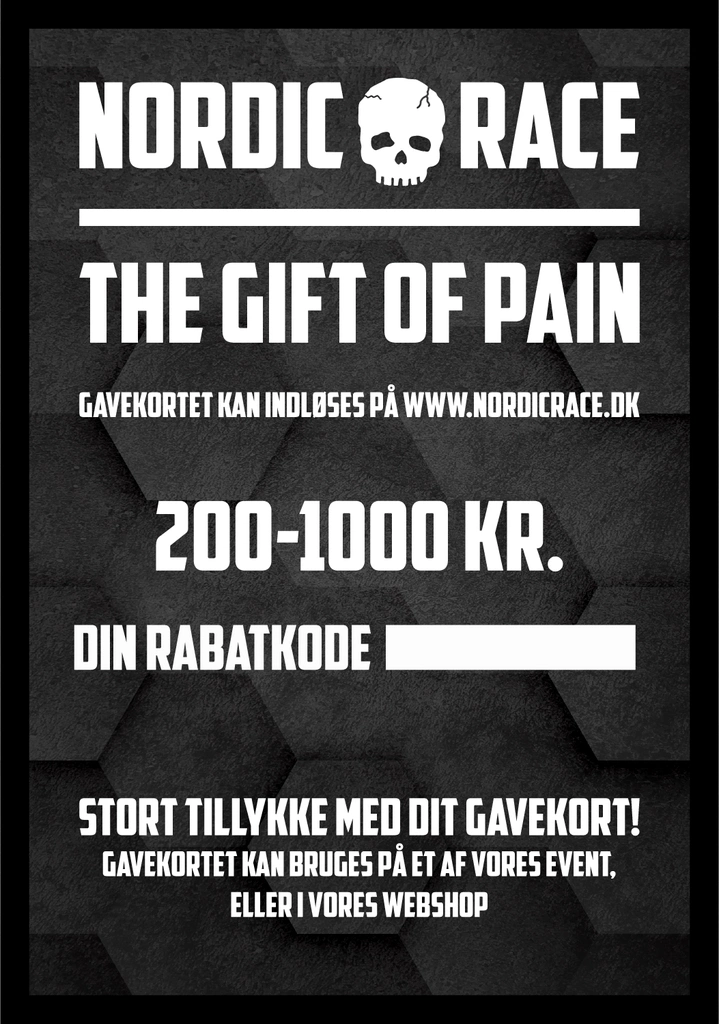 Nordic Race gift card graphic